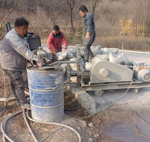 龙安路面下沉注浆